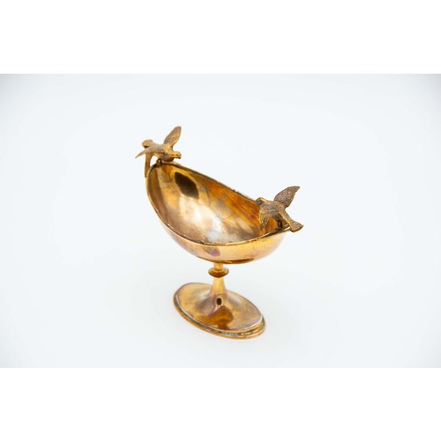 Silver-Gilded Gravy Boat For Sale - Image 3 of 4