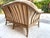 Vintage McGuire San Francisco Rattan & Rawhide Curved Settee For Sale In Naples, FL - Image 6 of 17