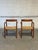 Mid-Century Modern In Style of h.w. Klein for Bramin Teak Woven Cord Dining Armchairs Set of 2 Danish Mid-Century Modern 1960s For Sale - Image 3 of 11