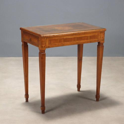 Neoclassical Coffee Table in Walnut For Sale - Image 10 of 10