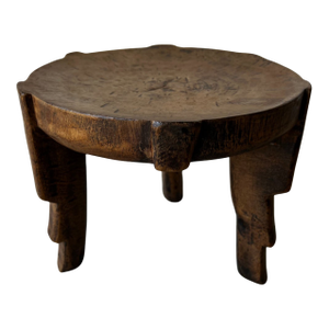 Vintage African Hehe Stool No1