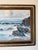 1970s 1970’s Liz Lemons Impressionist Coastal Landscape Oil on Canvas, Framed For Sale - Image 5 of 12