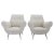 Mid-Century Italian Boucle Armchairs with Iron & Brass Legs, 1950s, Set of 2 For Sale - Image 17 of 17