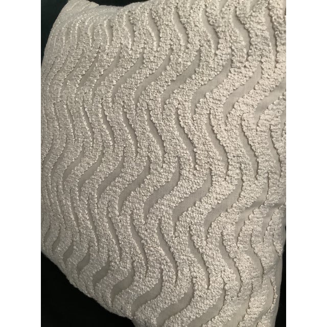 The Wave Pattern Boucle Decorative Pillow Euro Sham Cover in size 24 inches by 24 inches is a stylish addition to any...