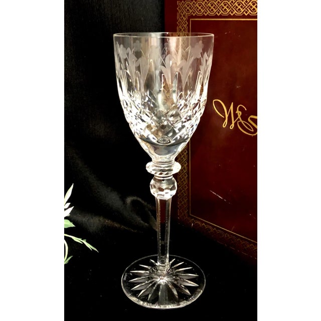 Late 20th Century Vintage Wine Glasses Queen by Rogaska Crystal - Set of 4 For Sale - Image 5 of 8