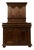 Louis XIII Two-Part Buffet-Style Cabinet in Molded Walnut For Sale