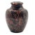 Contemporary Vintage Polished Marble Stone Vase Autumn Tones Organic Modern Decorative Object 3.5" For Sale - Image 3 of 8