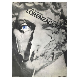 A. Krauze and M. Mroszczak, National Theatre, Vintage Poster, 1975 For Sale