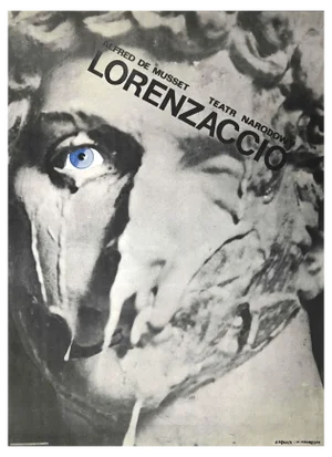 A. Krauze and M. Mroszczak, National Theatre, Vintage Poster, 1975