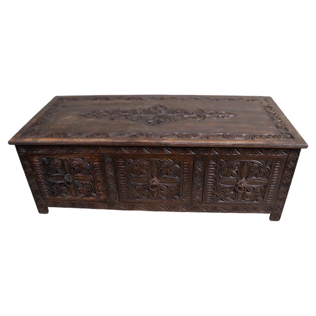 Vintage Wooden Coffee Table, 1970s For Sale