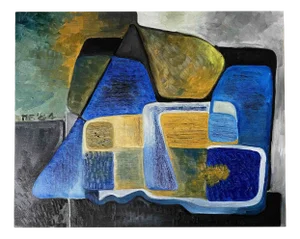 Ferdinando Meccani, Il Volo Tre, 1984, Oil on Canvas