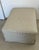 Classic custom upholstered waterfall ottoman featuring clean, tailored lines and a timeless skirted silhouette....