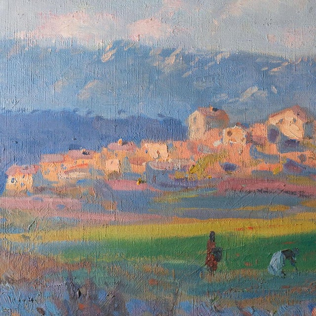 1950s Ramon Trulls Pons, Rural Catalan Landscape, 1950s, Oil on Canvas For Sale - Image 5 of 10