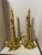 Mid-Century Modern Vintage Mid 20th Century Candlestick Lights - a Pair For Sale - Image 3 of 9
