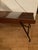 Italian Side Table with Newspaper Rack and Glass Base, 1950s For Sale - Image 4 of 9