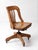 Antique Spritzer's Wood Swivel Desk Chair For Sale - Image 12 of 17
