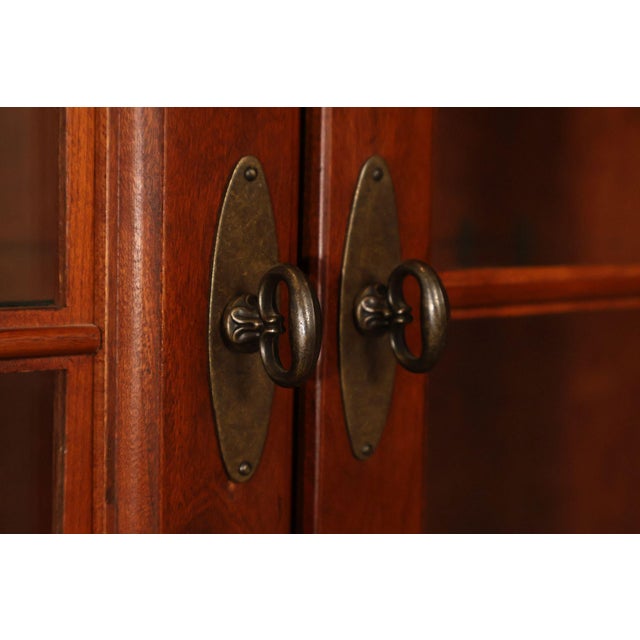 Wood Lexington Bob Timberlake Cherry Breakfront Bookcase For Sale - Image 7 of 18