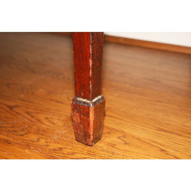 Period Antique English Mahogany Hepplewhite Serpentine Sideboard For Sale - Image 15 of 15