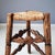 French Tripod Wood and Rush Stool, 1950s For Sale - Image 4 of 7