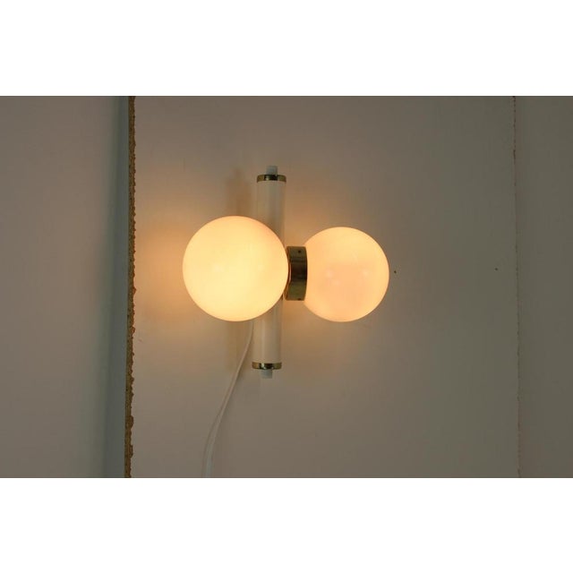 Mid-Century Set of 2 Wall Lamps attributed to Instala Jilove, 1970s, Set of 2 For Sale - Image 4 of 15