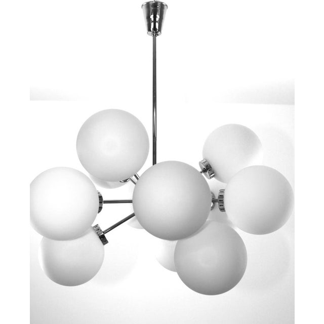 Sputnik Chandelier from Nikoll, 1960s For Sale - Image 12 of 14