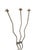Vintage Handmade Brutalist Wrought Iron Floor Candleholder For Sale - Image 4 of 12