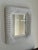 Mid-20th Century White Wicker Wall Mirror For Sale In Baltimore - Image 6 of 12