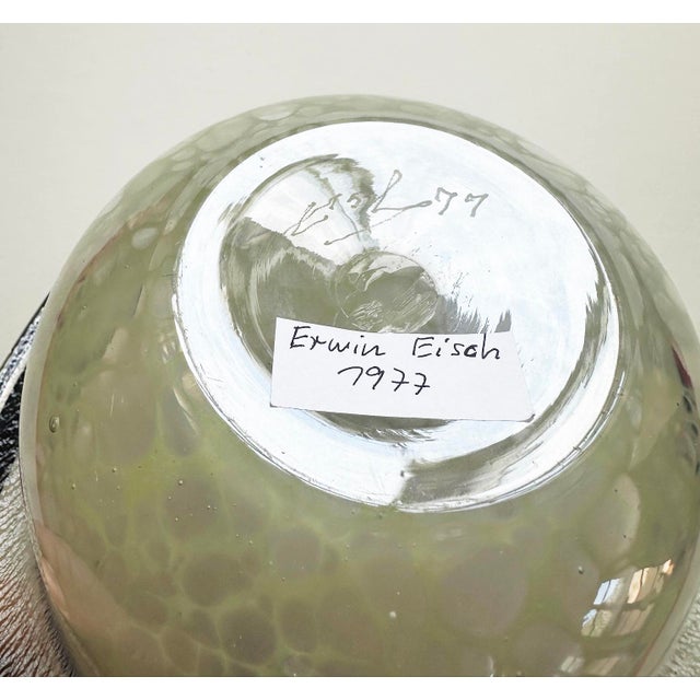 Erwin Eisch Frauenau 1927 - 2022 Zwiesel Glass bowl, 1977 Signed and dated on the underside Size: 12.5 x 22 x 22 cm Good...