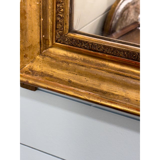 Gold 19th Century Louis Phillippe Mirror For Sale - Image 8 of 8