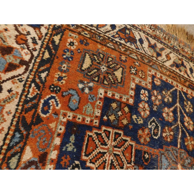 1920s 1920s Vintage Hand Knotted Persian Rug - 5'x 3'7" For Sale - Image 5 of 13