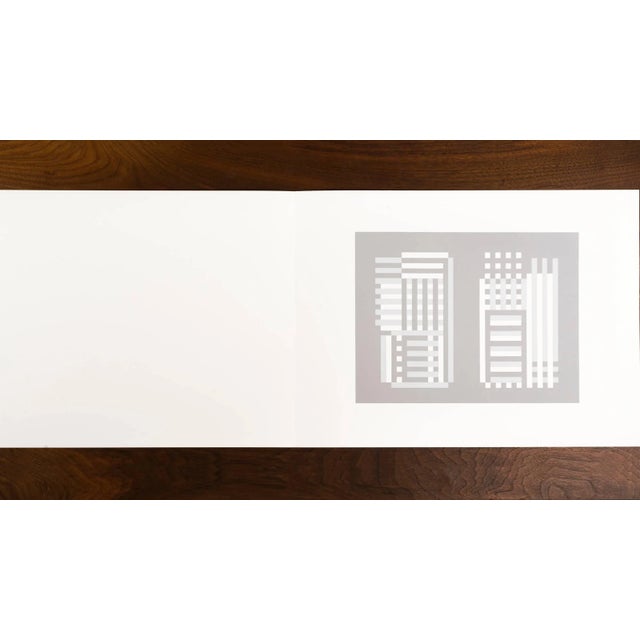 JOSEF ALBERS (1888 – 1976) "Formulation : Articulation" Portfolio II, Folder 12 Screen-printed geometric composition...