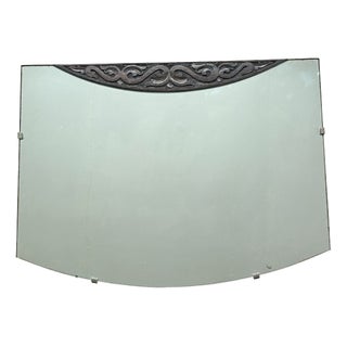 Antique Edwardian Mahogany Wall Mirror, 1890s For Sale