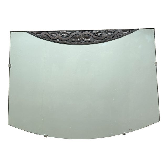 Antique Edwardian Mahogany Wall Mirror, 1890s For Sale