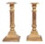Circa 1780 English Neoclassical Provincial Candlesticks, a Pair For Sale