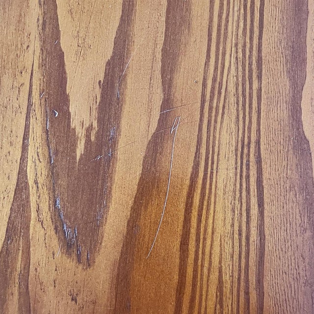 Brown Italian Modern Wood Console, 1970s For Sale - Image 8 of 13