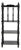 19th Century Napoleon III Black Patinated Etagere For Sale