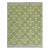 Rug & Kilim’s Scandinavian Style Custom Kilim in Green and Gray Lattice Pattern - 5x7 For Sale