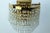 1980s Crystal & Brass Wall Light from Dotzauer, 1980s For Sale - Image 5 of 10