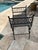 Arthur Umanoff Vintage Spanish Revival Arthur Umanoff Style Granada Wrought Iron Garden Stool / Vanity Seat For Sale - Image 4 of 12