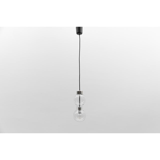 1. Of 5 bubble space-age glass ceiling lamp, germany 1960s the lamp can be adjusted from 35cm to a height of 95cm. the...