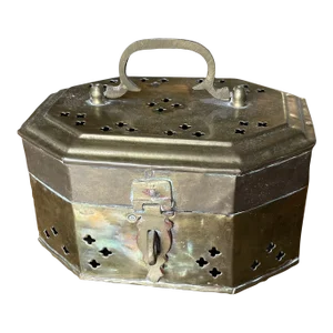 Pierced Brass Cricket Box
