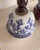 Large Blue & White Chinoiserie Botanical Temple Jar on Lacquered Base – Bombay Company, Circa 1990s For Sale - Image 10 of 10