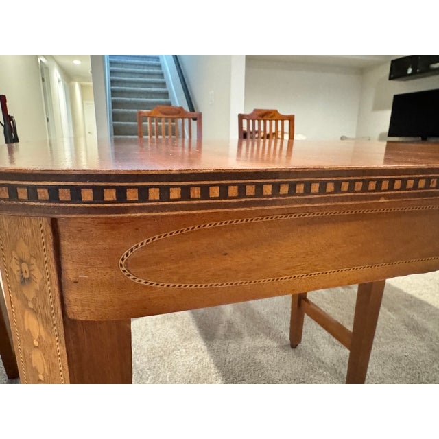 Wood Amazing Deal!! - From Initial Purchase Value of $15k+ to Only $2,900 1950s Mid-Century Modern Dining Table + Chairs - Set of 10 For Sale - Image 7 of 7