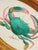 A charming little statement piece, this hand-painted crab comes to life through soft layers of acrylics and natural...