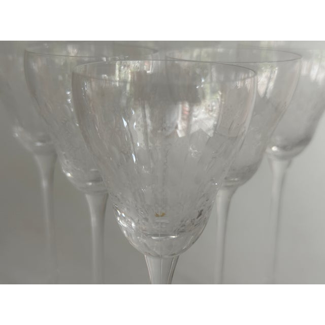 Set of 6 shot glasses Height approx. 16 cm Manufacturer: Rosenthal Series: Romance by Björn Wiinblad Decoration: Relief...