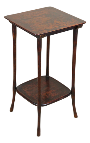 Antique Art Nouveau Bentwood Side Table from J & J Kohn, 1910