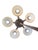 Five Arm Pendant Light by Paaavo Tynell for Oy Taito Ab, 1940s For Sale - Image 12 of 15