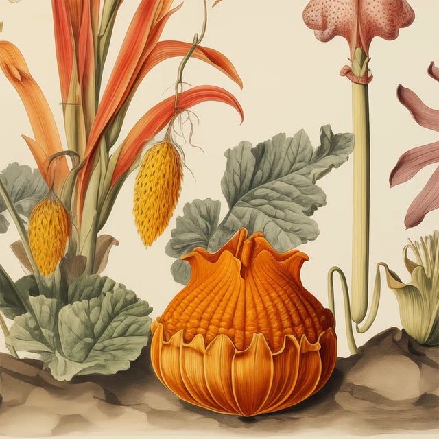 13" X 9" 'Garden Flowers' Botanical Print, 'Hortus Floridus' Style, Unframed For Sale - Image 4 of 7