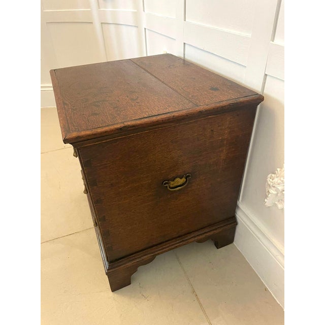 Antique Queen Anne Oak Chest of Drawers, 1710 For Sale - Image 6 of 10