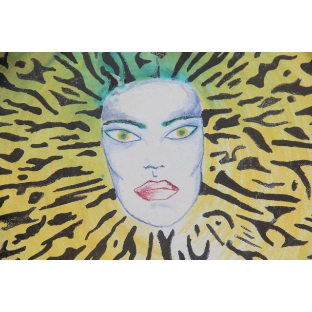 Italian Ceramic Plate, 1980s For Sale - Image 3 of 11